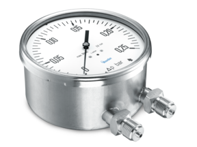Differential pressure gauges with bellow